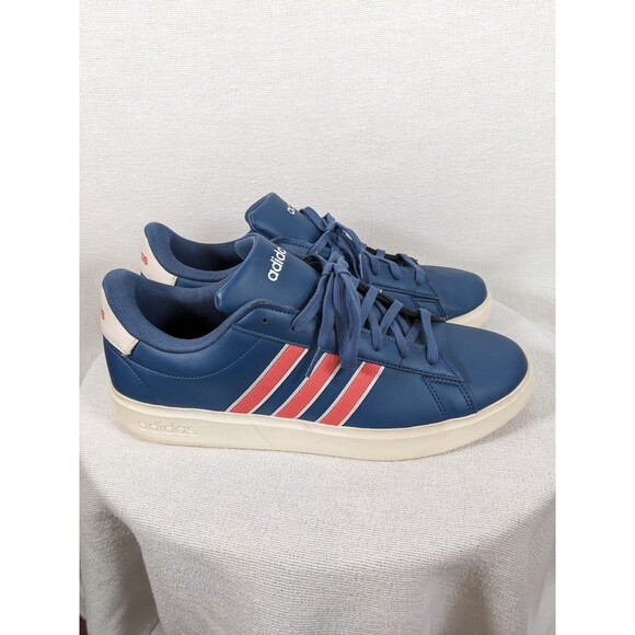 ADIDAS Grand Court 2.0 Tennis Sneaker Men's Size US 12 Blue IH4806 Three Stripe - Picture 2 of 11